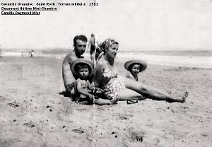 Oran- SDV- 4905- Chambre- PLAGE DE ST ROCH La petite famille